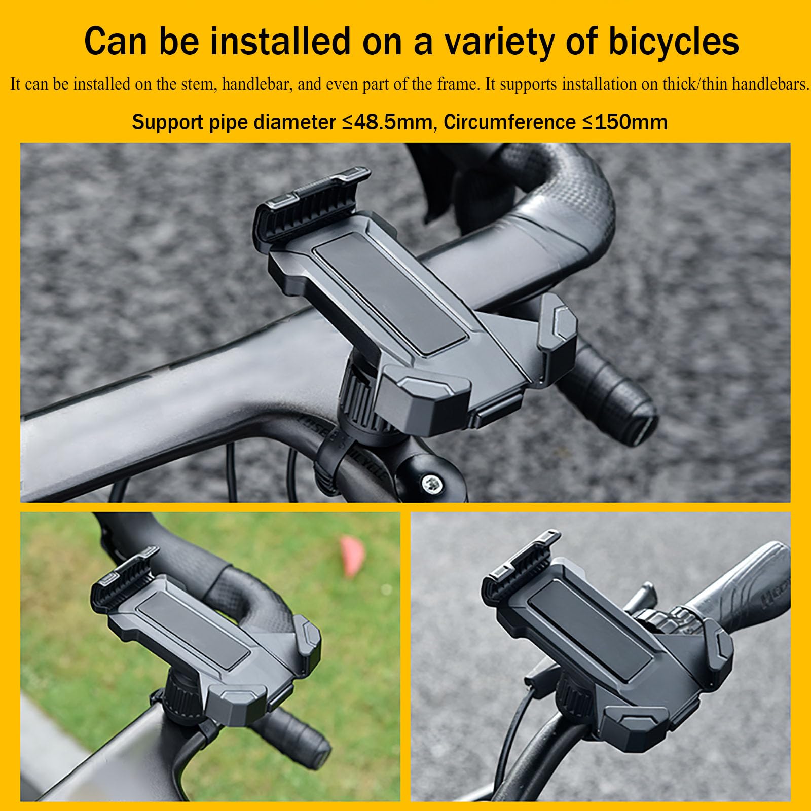UYTKTN Fahrrad Handyhalterung fr Cube Kathmandu HYBRID ONE 800, Universal  Anti-Shake Lenker Halter Halterung Handyhalter, Vibrationsgedmpft fr  4,7-7,2 Zoll Mobiltelefone : Amazon.de: Elektronik & Foto