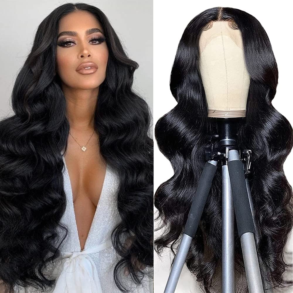 VIPbeauty 180% Density Body Wave lace front wigs Human Hair 13x6 Transparent Lace Front Wig Pre-Plucked with Baby Hair Brazilian Virgin for Black Women 24 Inch