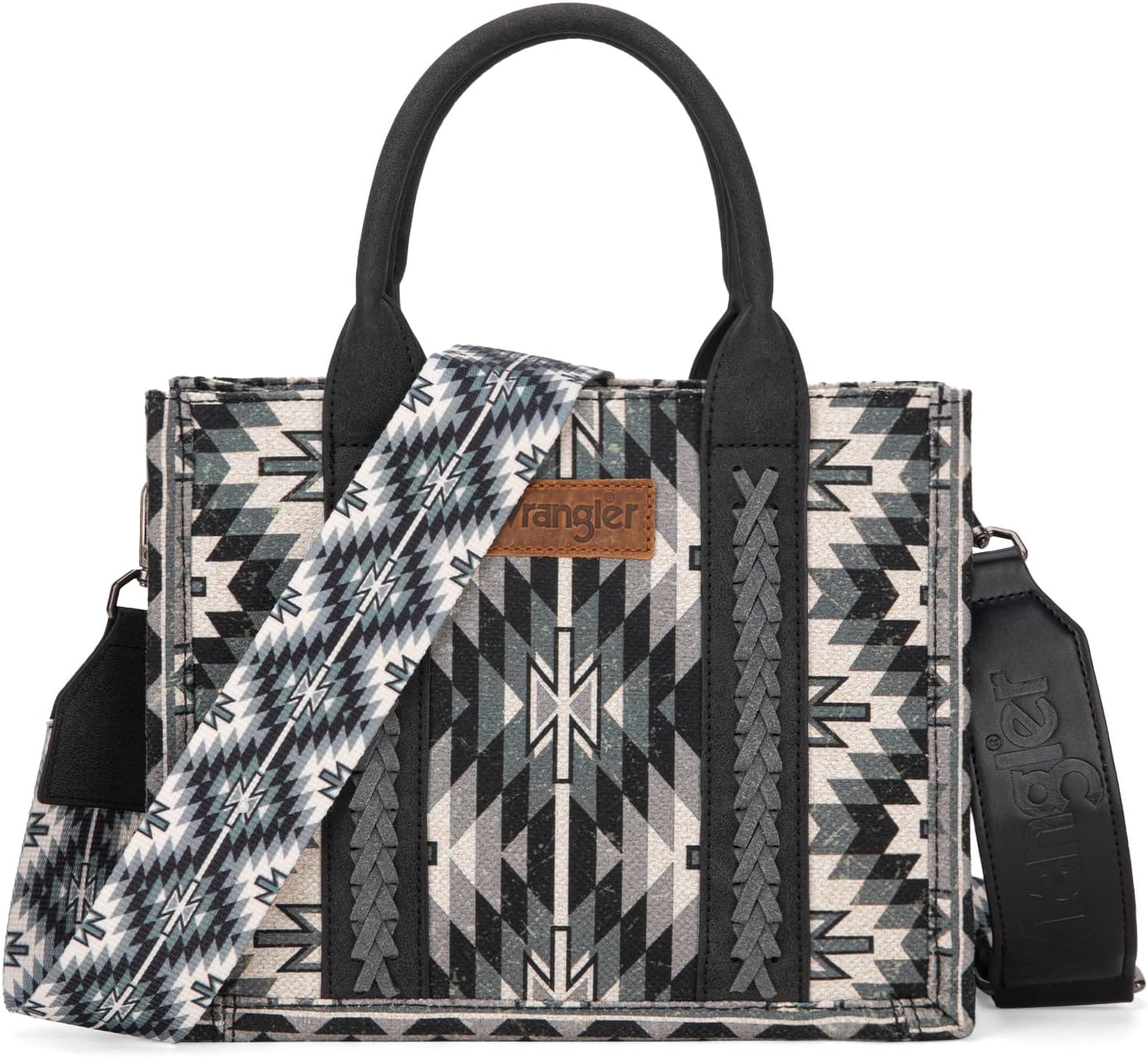 Montana West X Wrangler Tote Bag for Women Boho Aztec Shoulder Purse Top Handle Satchel Handbag - Image 2