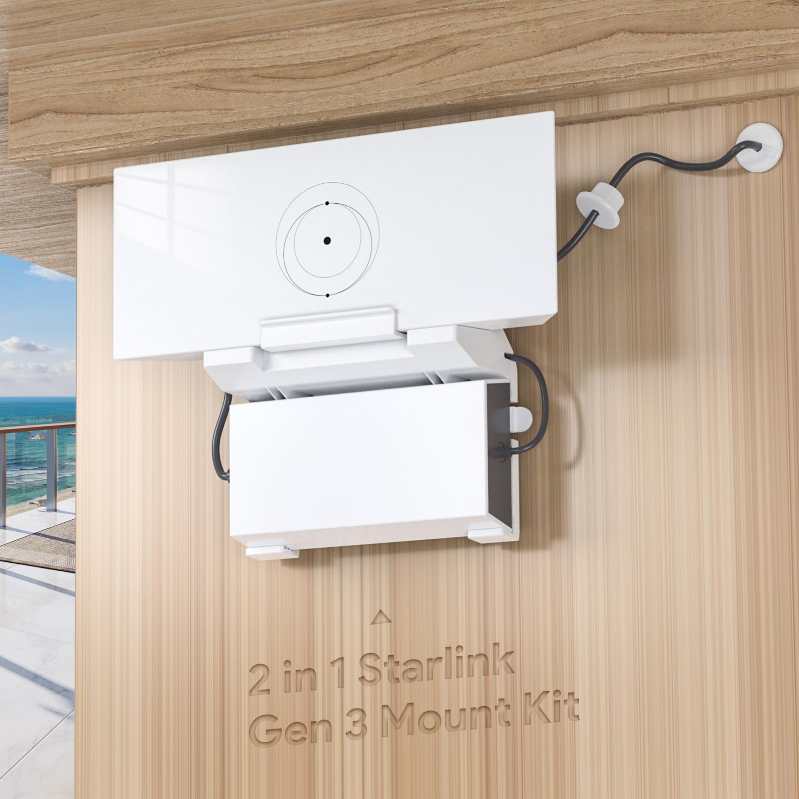 Fiberglass Mounting Kit Starlink Gen 3 Router & Power Supply Mount ...