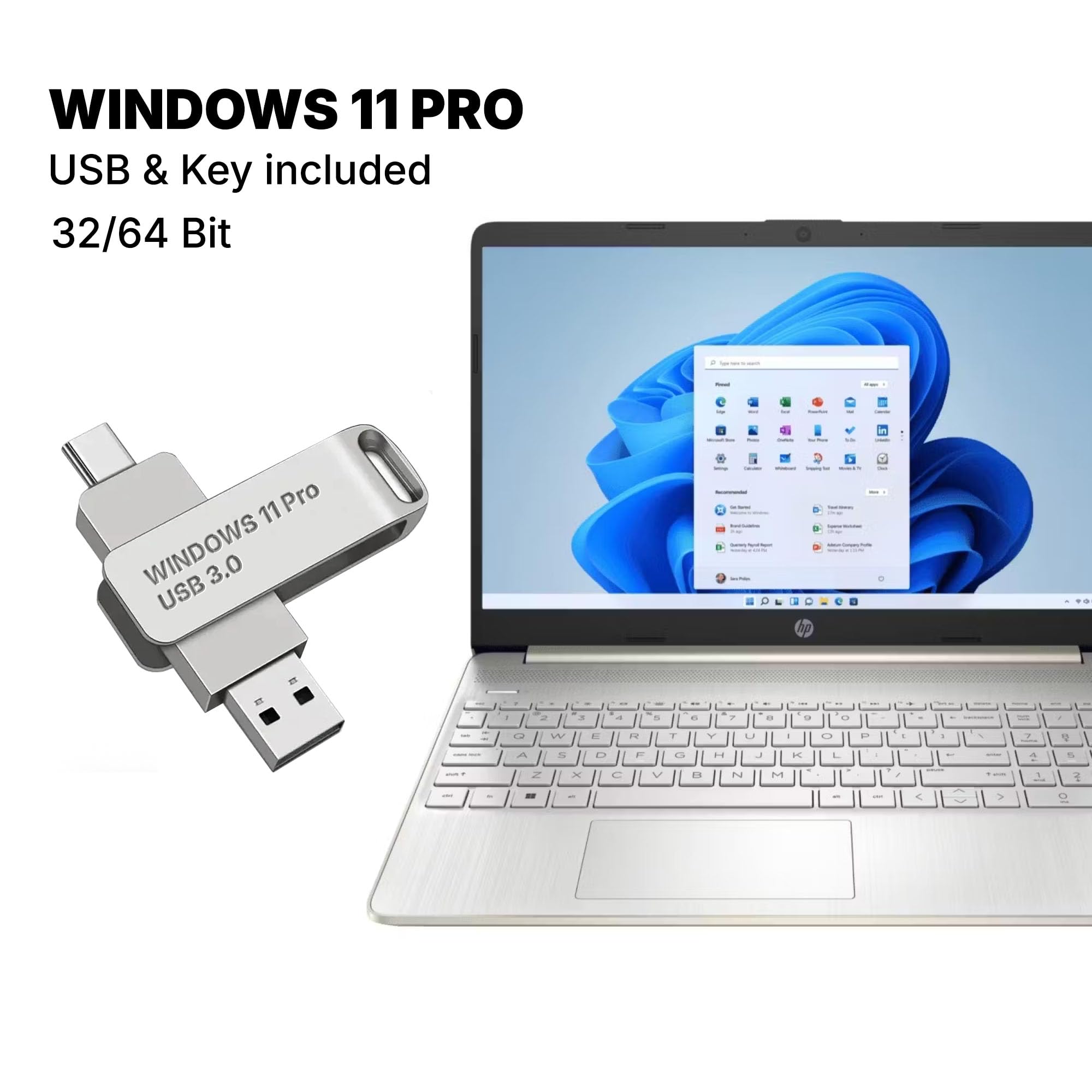 USB Installer With Key Bootable USB Installer For Windows 10 Pro - USB ...