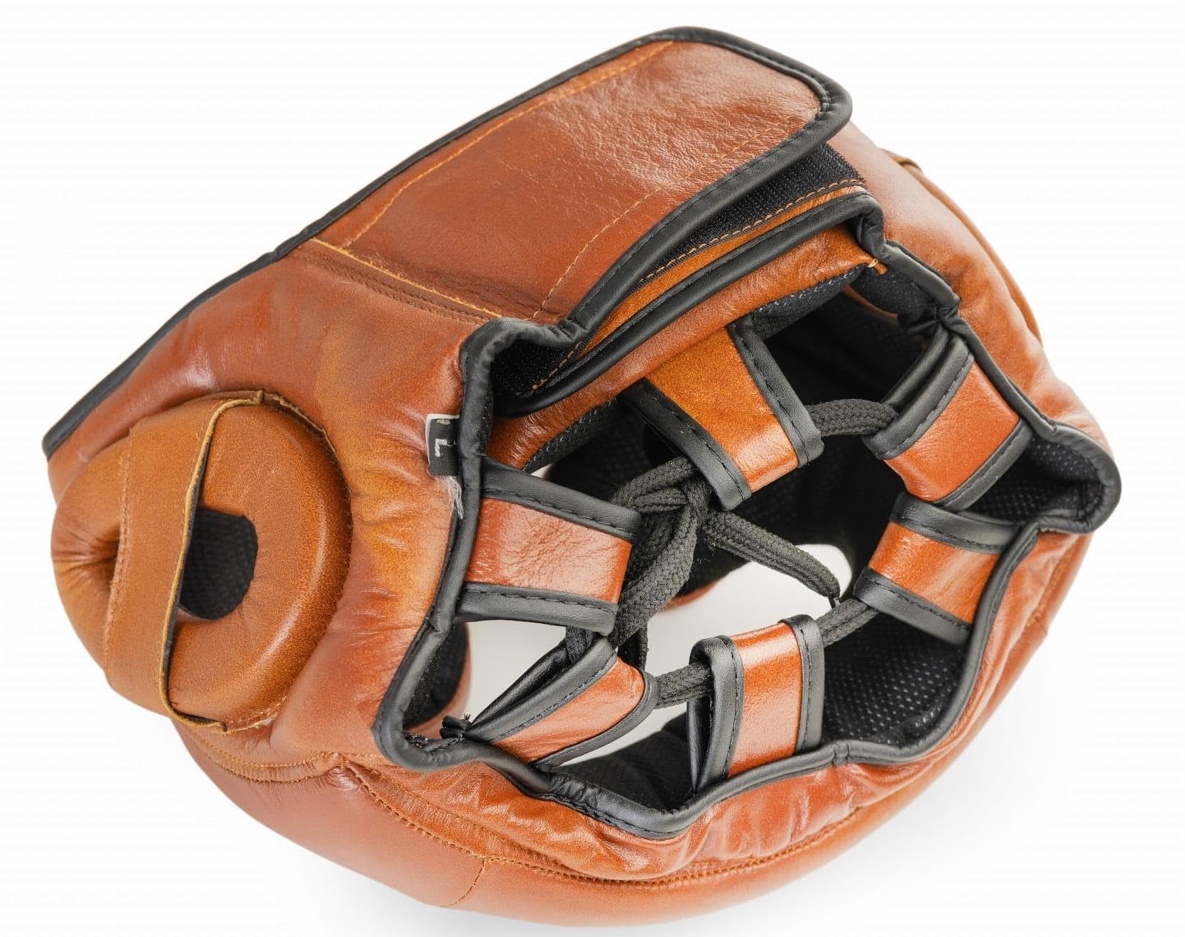 Kask bokserski ze skóry naturalnej Retro Evolution L