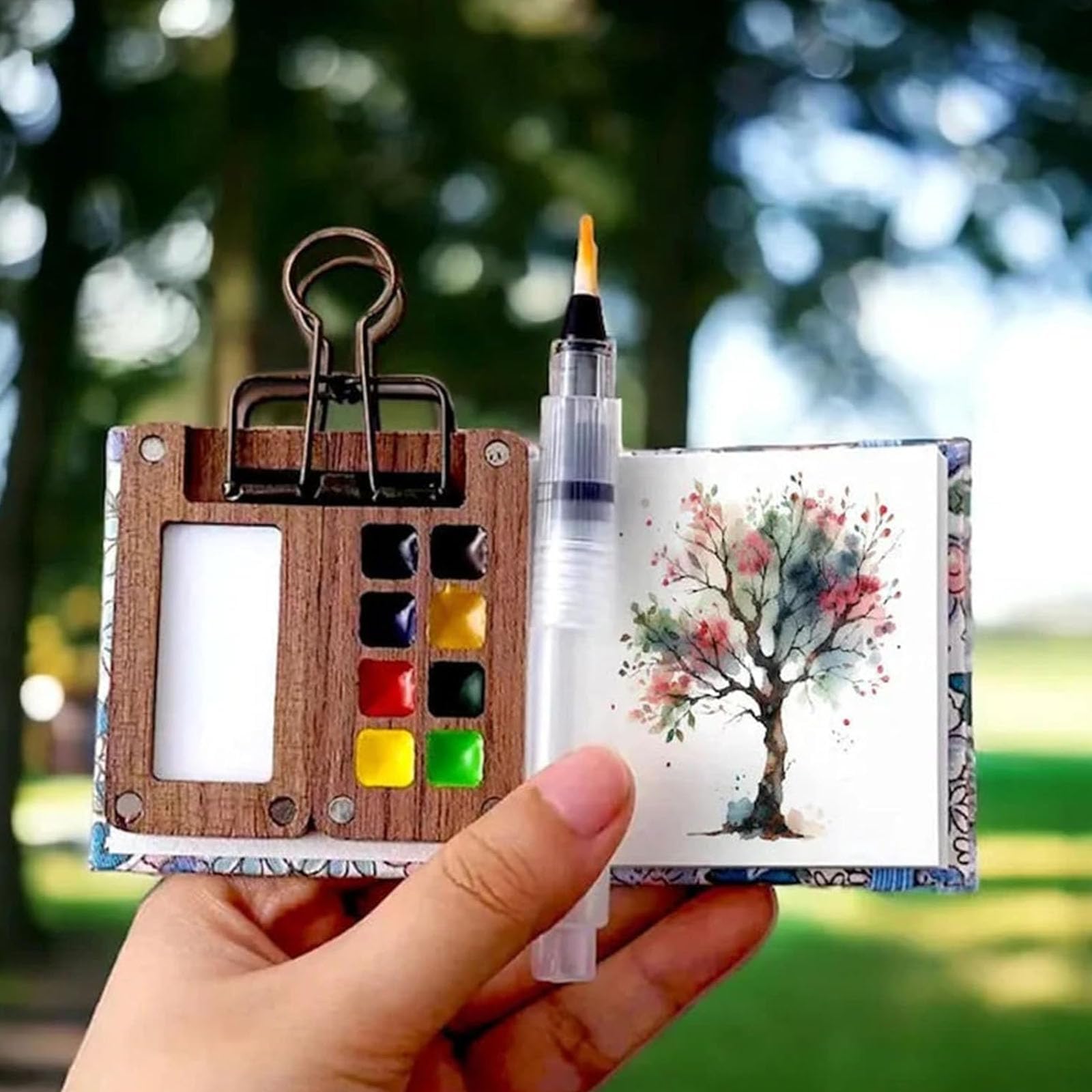 Amazon | Tobios 水彩セット Tobios 水彩キット ポケット水彩絵の具