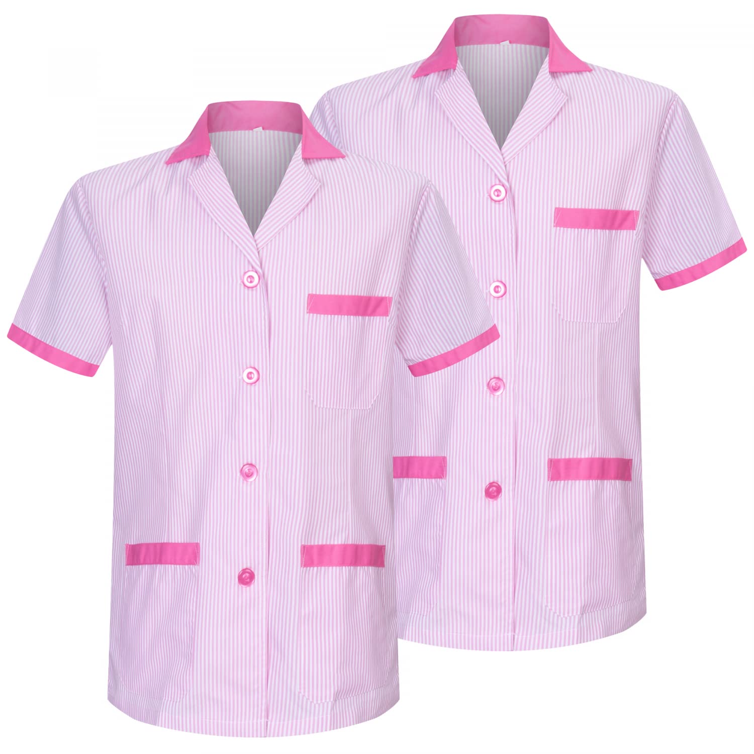 MISEMIYA - Paket 2 Einheiten - Medizinische Uniformen Unisex Top Krankenschwester Krankenhaus Berufskleidung W820