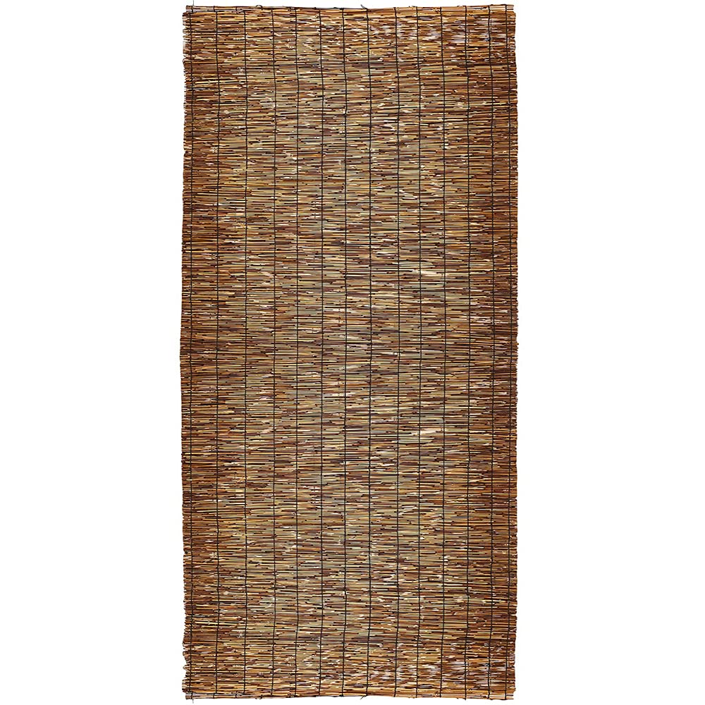 Bamboo Blind Roll Up Shades Reed Curtain Bamboo Blind Window curtain For Home Outdoor Indoor Partition Decorative Privacy Shutters 2Pcs (122x200cm)