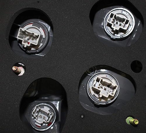 Evan Fischer Conjunto de luz trasera compatible con Honda Civic Sedan 2012 lado del conductor