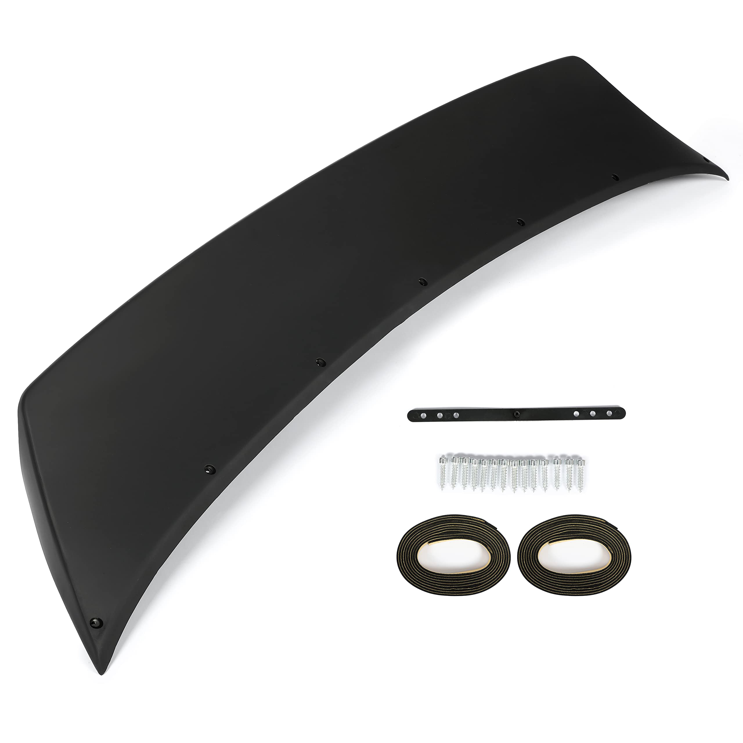 Kojem Rear Trunk Spoiler Wing Compatible with 2003-2008 Nissan 350Z Lid Spoiler Painted Black