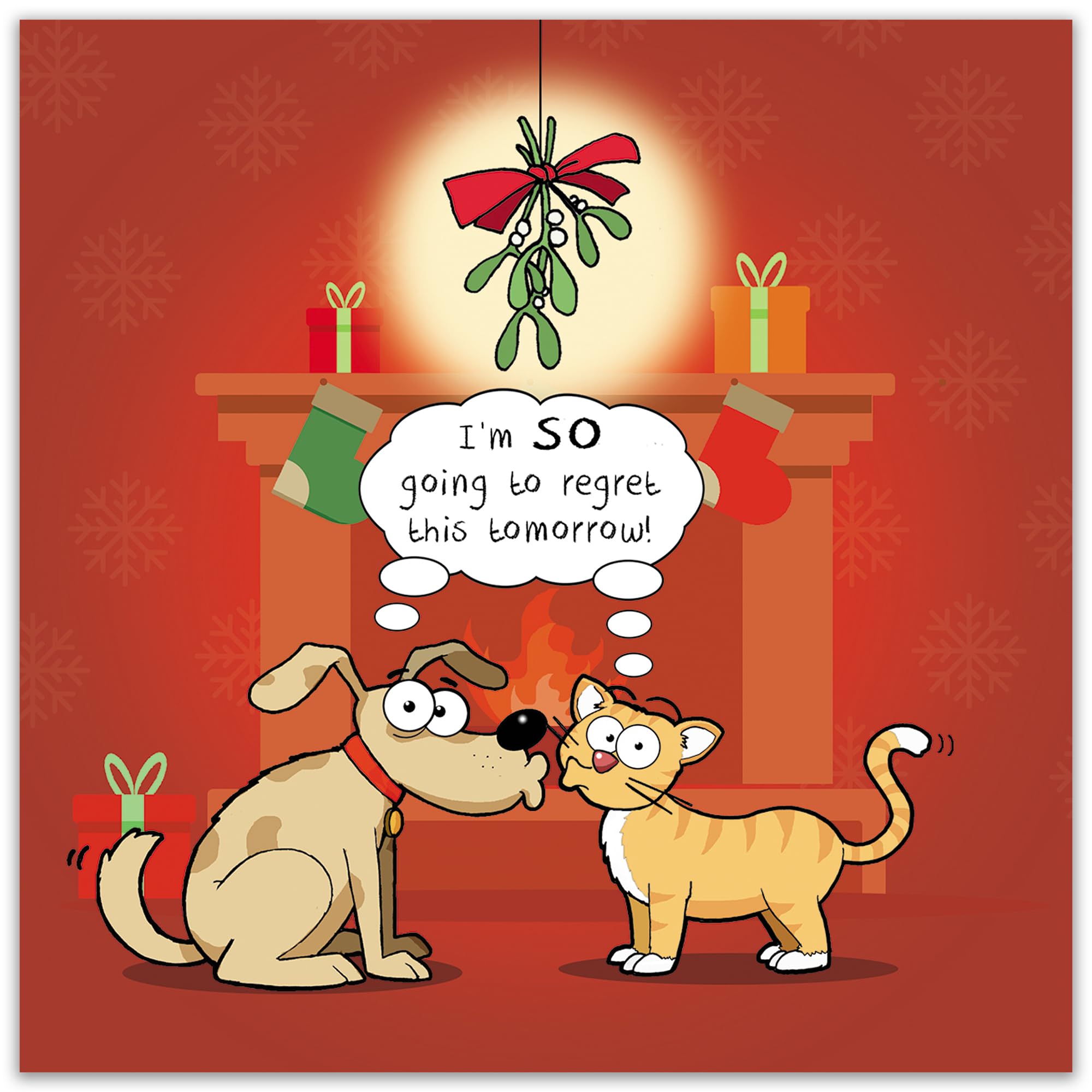 Twizler Lustige Weihnachtskarte Mit Tausendfüßler – Merry Christmas Card „Nicht Schon Wieder Socken!“