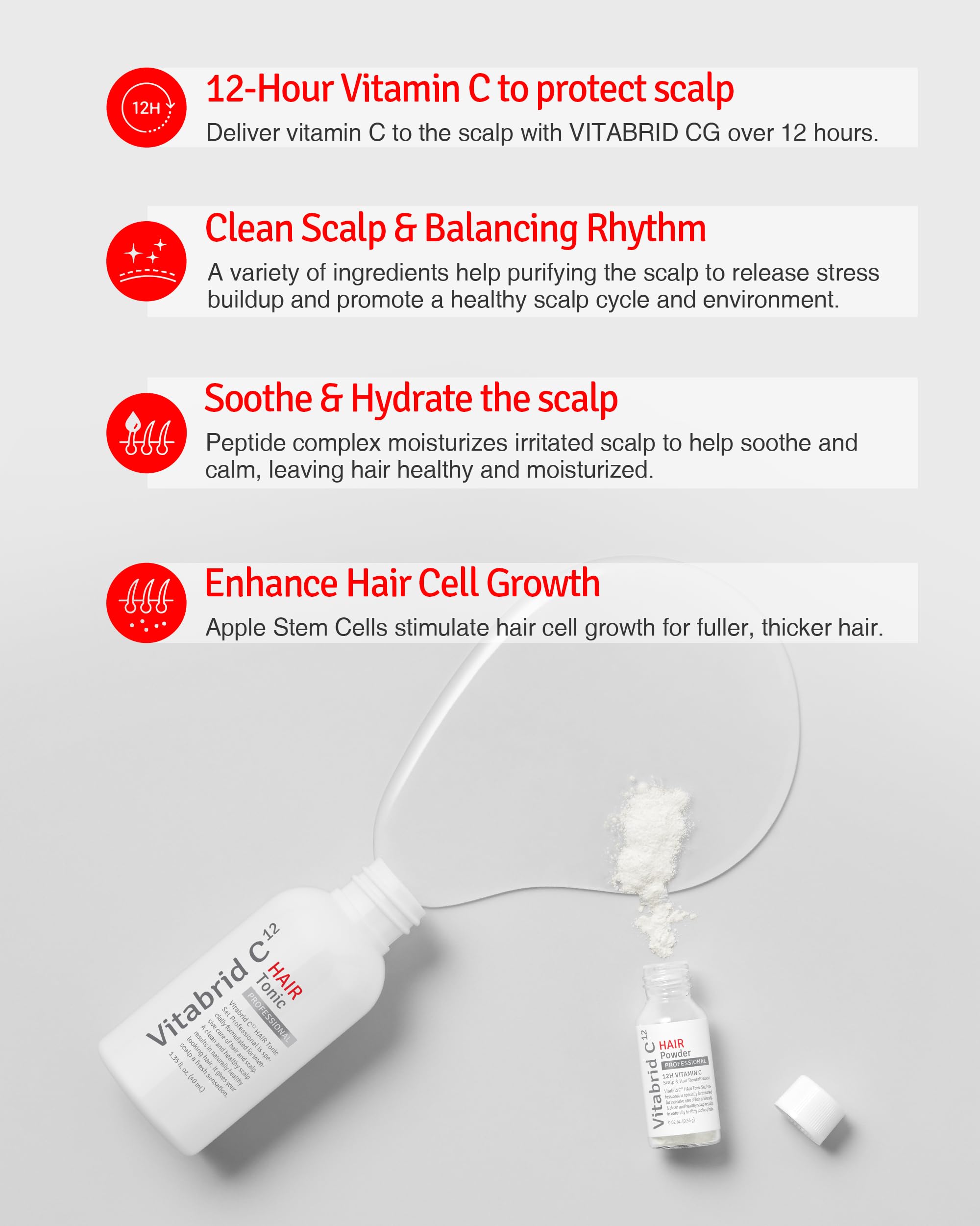 Amazon.com: Hair Scalp Tonic Professional- 12 hours Active Vitamin