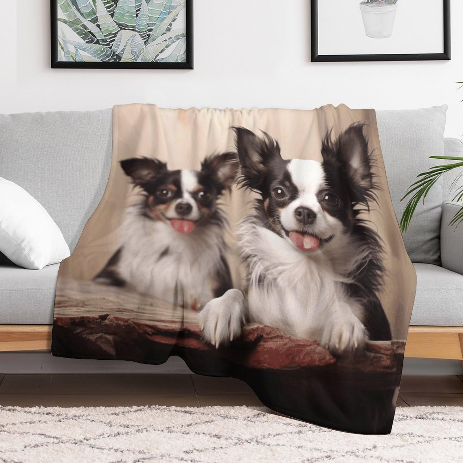 Couverture pour chien en micro polaire douce 152x203cm
