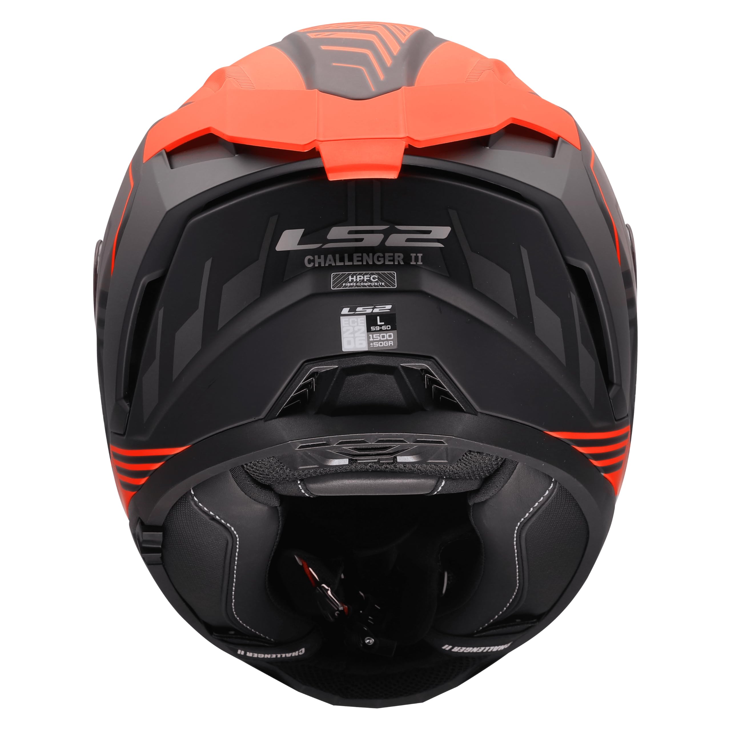 LS2, Casque Moto Intégral CHALLENGER II DRAVIX Red, XL