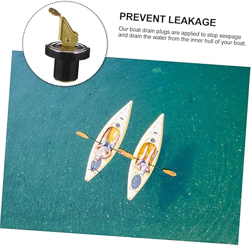 Miniatura 3 de BESPORTBLE Accesorios marinos Tapón de drenaje de barco Accesorios al aire libre Accesorios de latón Accesorios de kayak Tapón de drenaje remoto