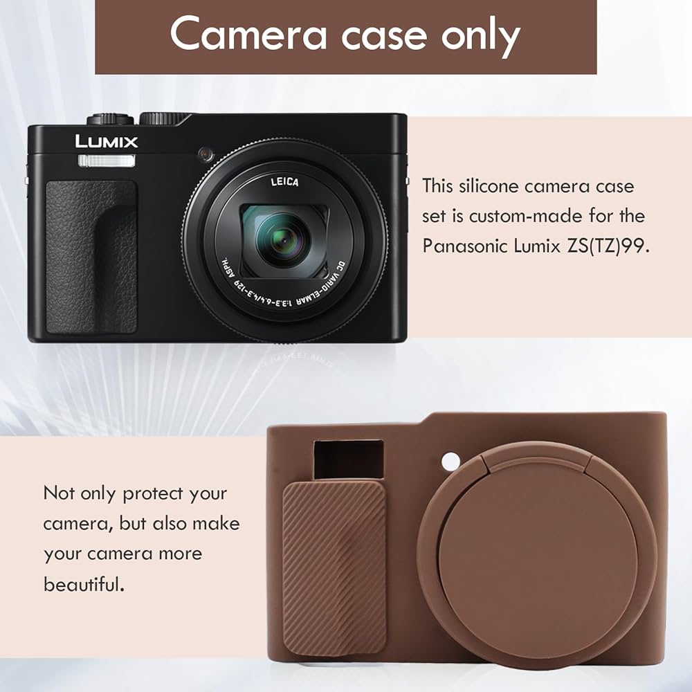 Amazon.co.jp: VOVMOEYA Panasonic Lumix TZ99用カメラケース