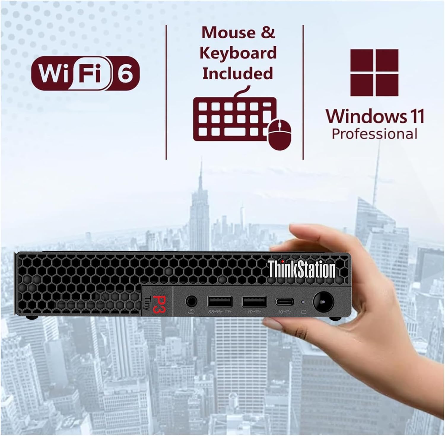 Amazon.co.jp: Lenovo ThinkStation P3 小型ワークステーション