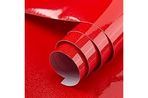 Red Peel And Stick Wallpaper for Kitchen Cabinets Countertops