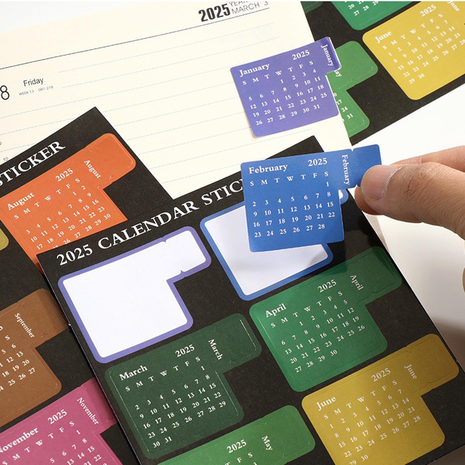 Linguette Mensili Per Agende Etichette Adesive 12 Per Pianificazione | Linguette Indice Adesive Calendario 2025 Album, Quaderni, Scuola, Università, Lavoro, Ufficio, Studenti, Insegnanti