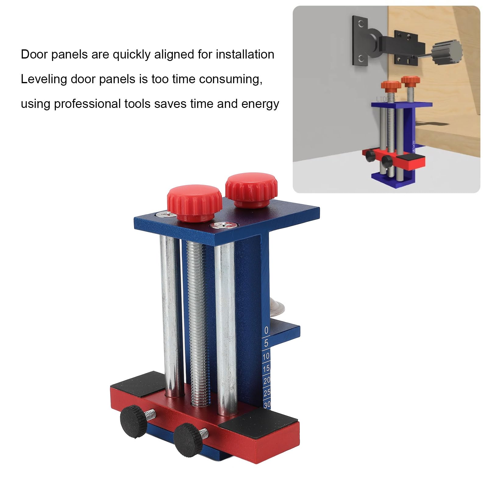 Cabinet Clamps for Installing Cabinets, Adjustable Cabinet Clamps, Cabinet Face Frame Installation Clamps, Two Side Screws and Alignment Plate
