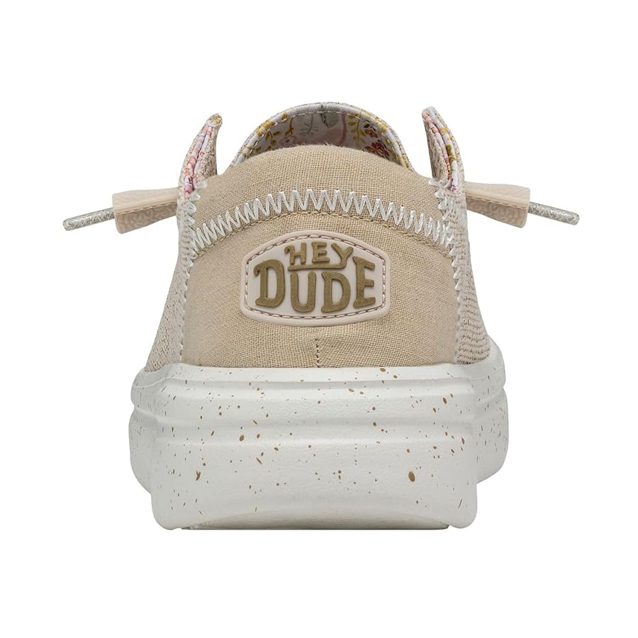Amazon.com | HEYDUDE Women's Wendy Rise Stretch Dove Size 6