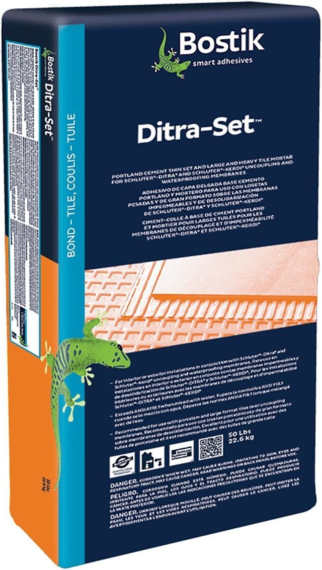 Bostik DitraSet Thinset Mortar (50LBS) Bag