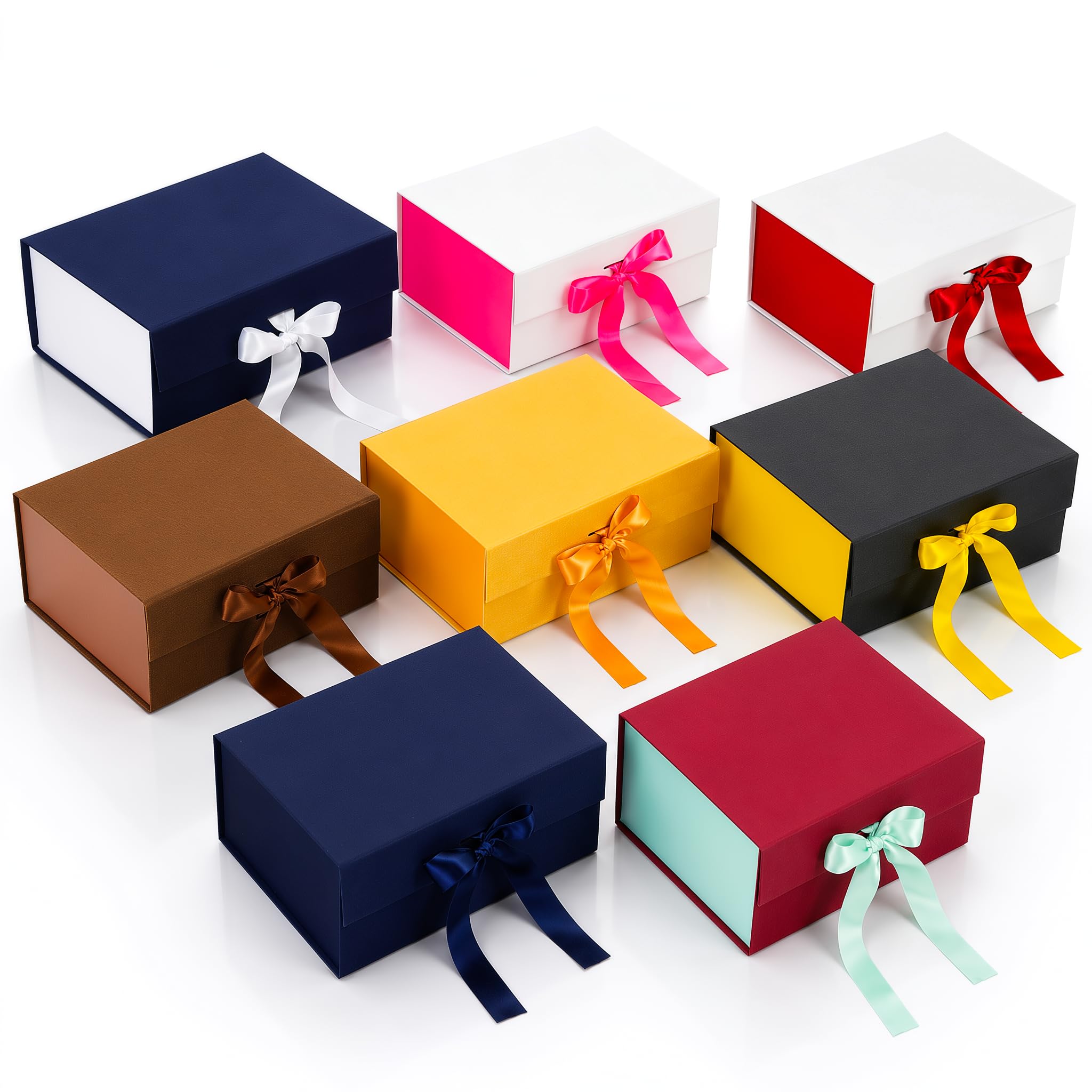 RBS® - Premium Assorted Gift Box with Ribbon (1 Pack) Empty Gift Packing Box Selected Randomly Holds Upto 5kg Colorful Gift Box for Birthday, Wedding, Anniversary, Return Gift, Hamper Packaging-image-12
