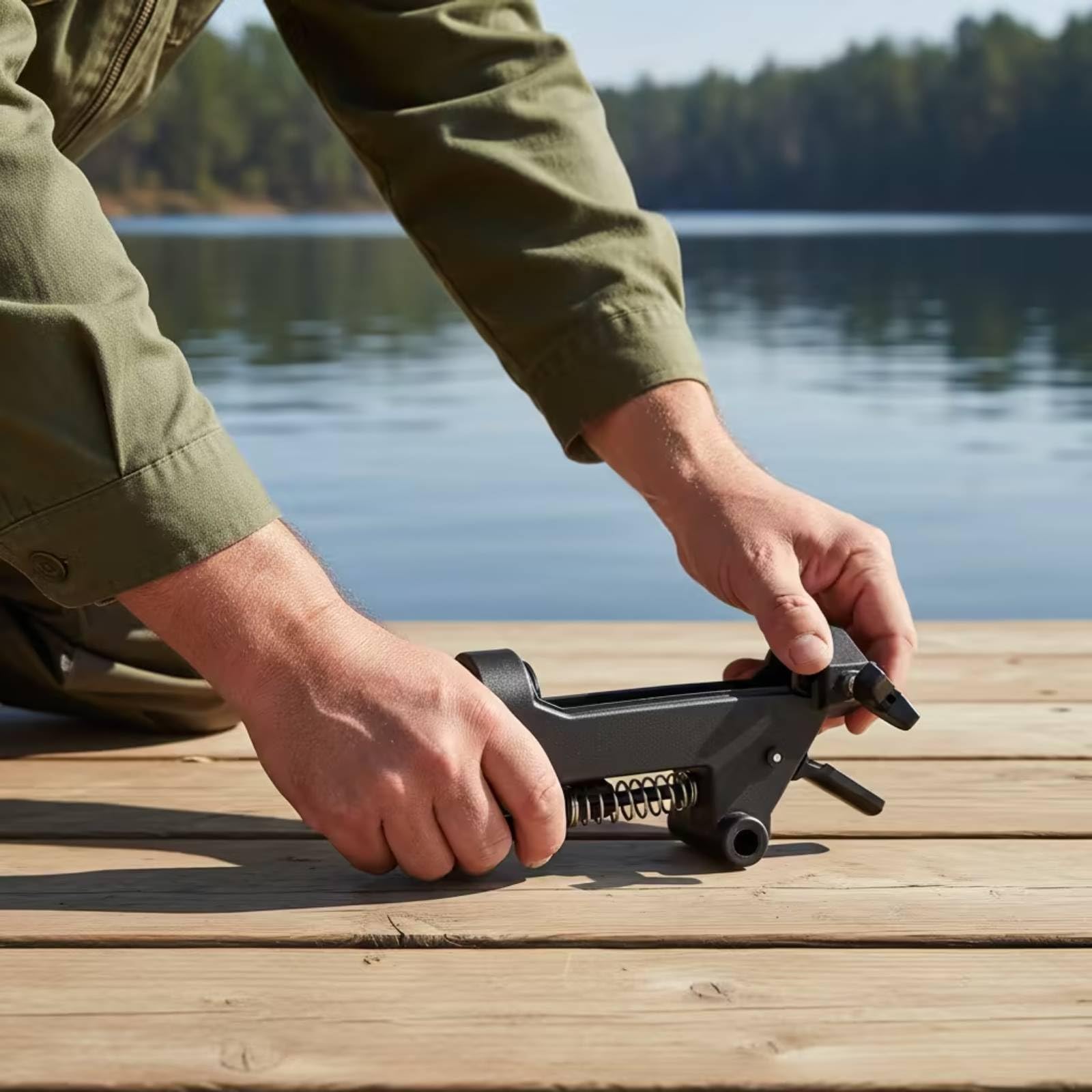 Soporte de Motor para Bote Soporte Barco Soporte Kayak Montaje Inflable Abrazadera Ligera Plástico Reforzado Fácil de Manipular y Guardar Uso