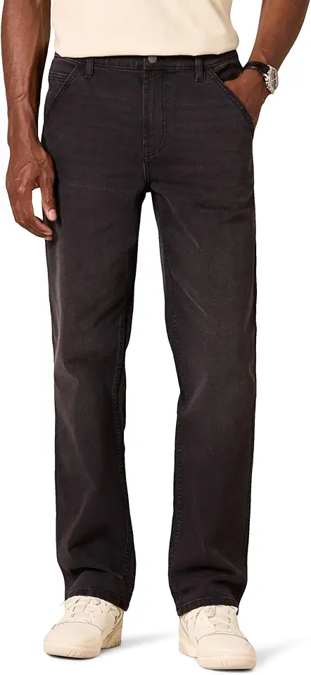 Amazon Essentials Men's Low Stretch Relaxed-Fit Workwear Carpenter Jean
