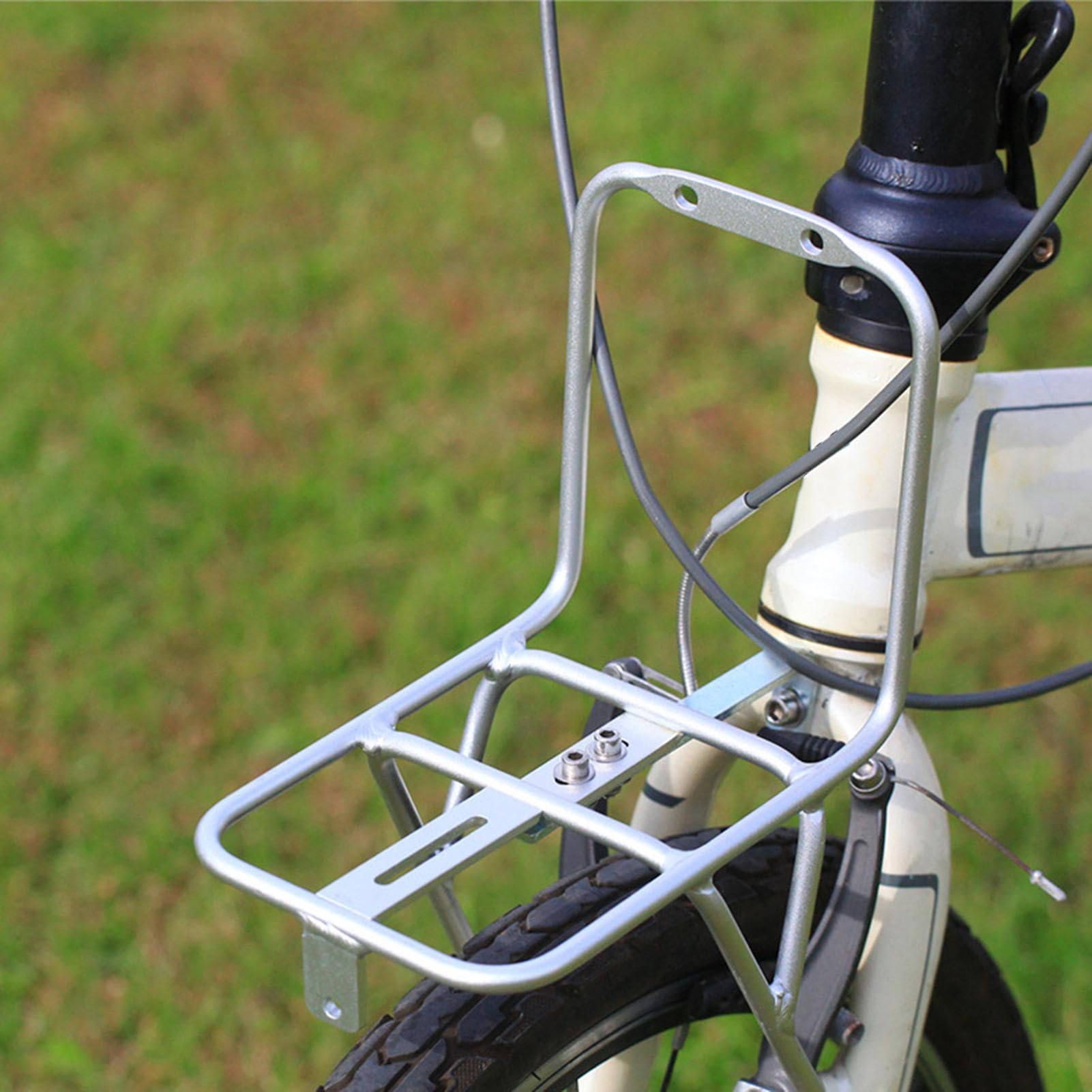 Genérico Rear Bicycle Grill - Aluminum Alloy | Luggage Rack | Heavy Duty Charging Station for Travel, Daily Cycling | Adjustable Design