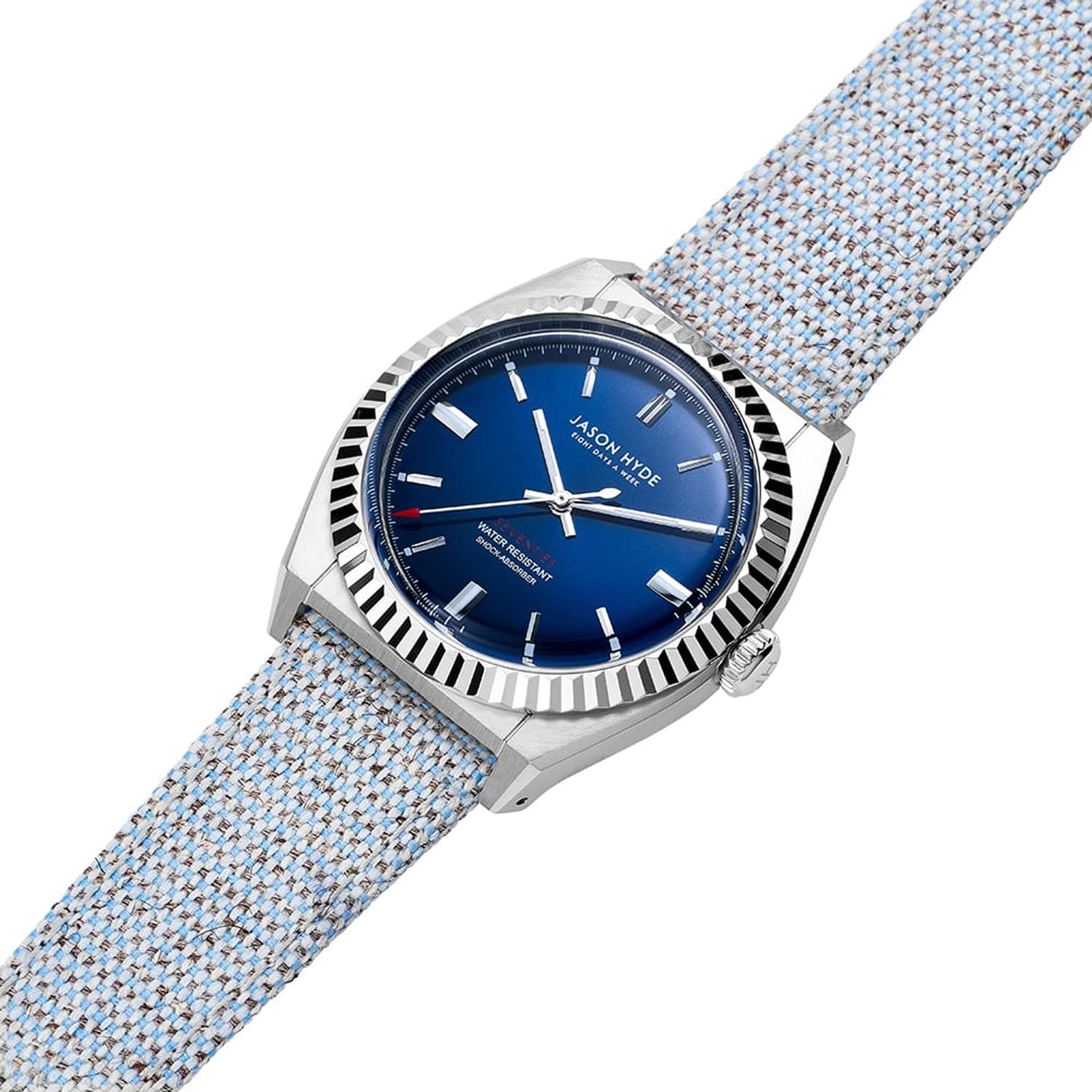 Jason Hyde uno orologio Donna Analogico Al quarzo con cinturino in tessuto JH10004