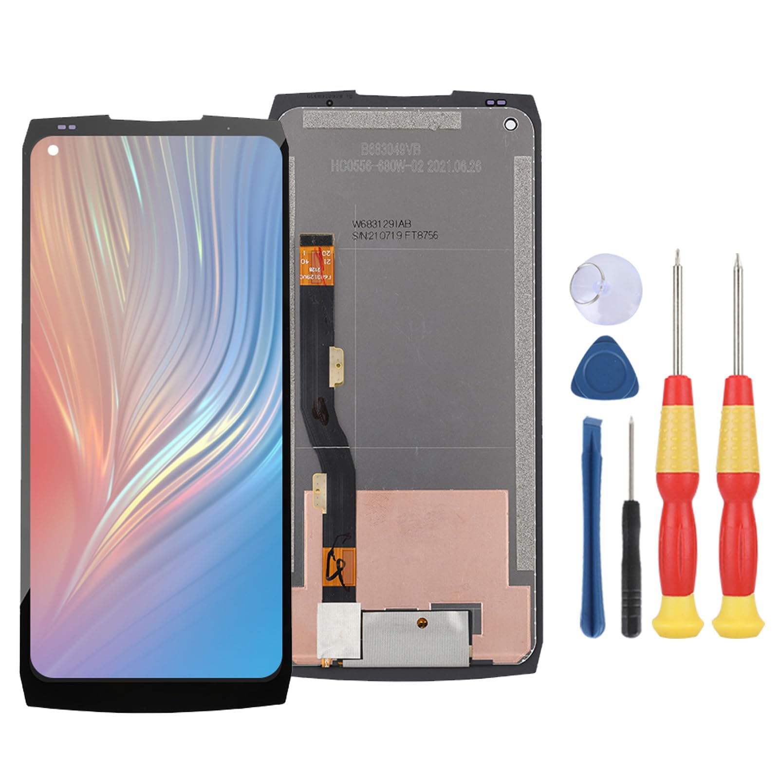 LCD Display Compatible with Ulefone Power Armor 13 LCD Display Touch Screen Assembly Repair Replacement Parts with Tools