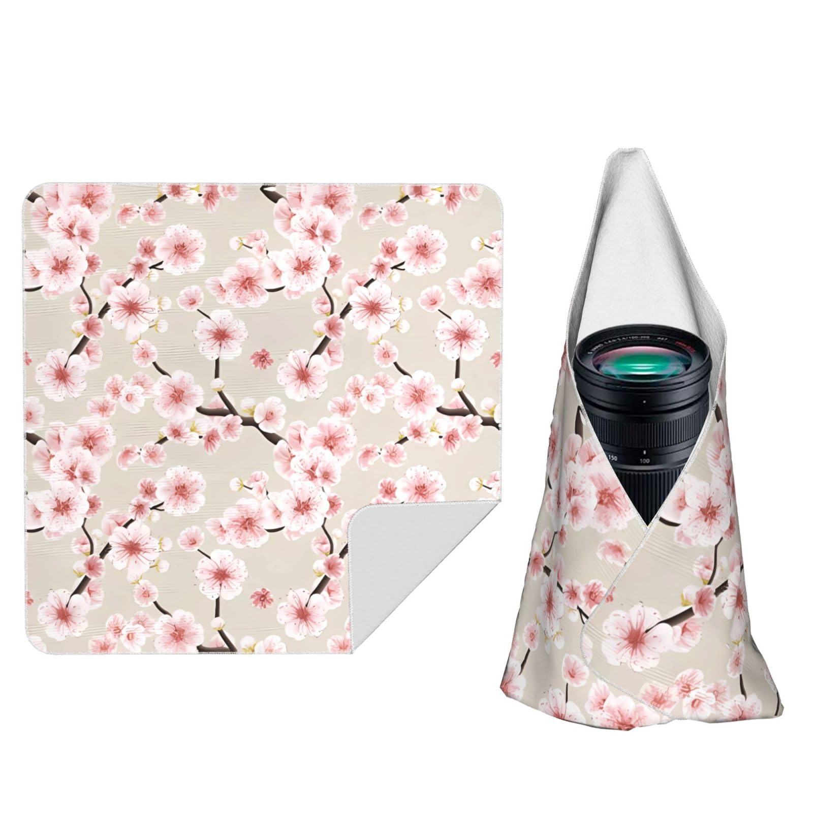 ZhaoYuGoods Pink cherry blossoms Camera Wrap Cloth