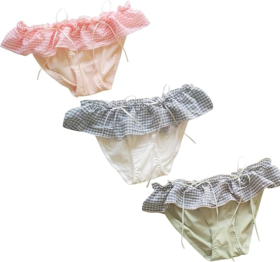 Amazon Co Jp Eldori 綿100 綿95 パンティー3枚組 M L Xl サイズ 透気快適コットン生地 豊かな種類のデザイン カラフル 可愛いフリル リボン レディース学生下着 フルバックショーツ ショートパンツ 大きいサイズ 服 ファッション小物