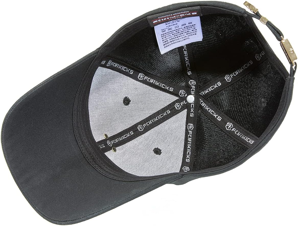 Trendy Unisex Graffiti Baseball Cap, Adjustable Cotton Baseball Cap for Men & Women, Athletic Streetwear Hat (US, Alpha, One Size, FK21-BLACK Gold) - Image 9