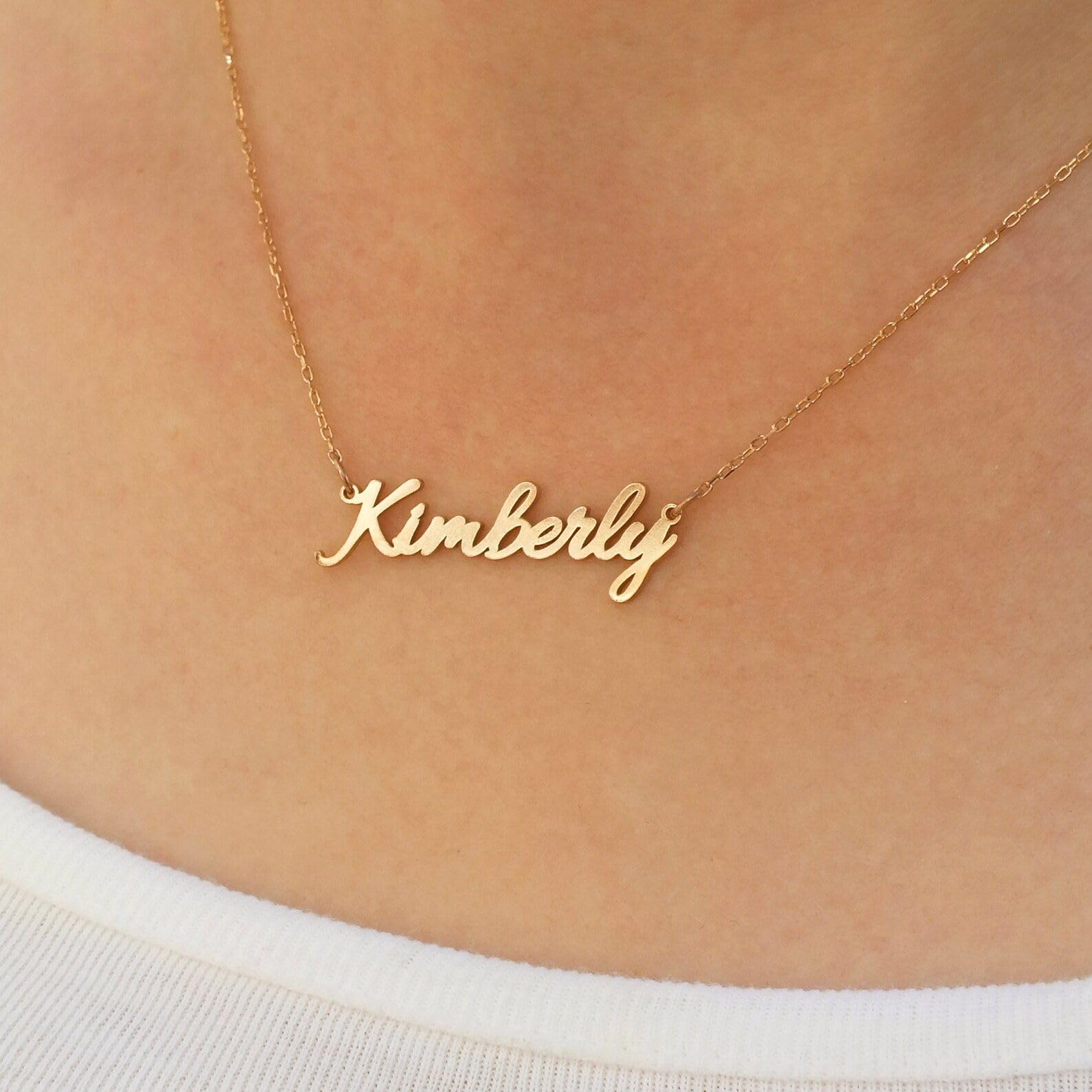Personalizzato argento sterling collana con nome gioiello