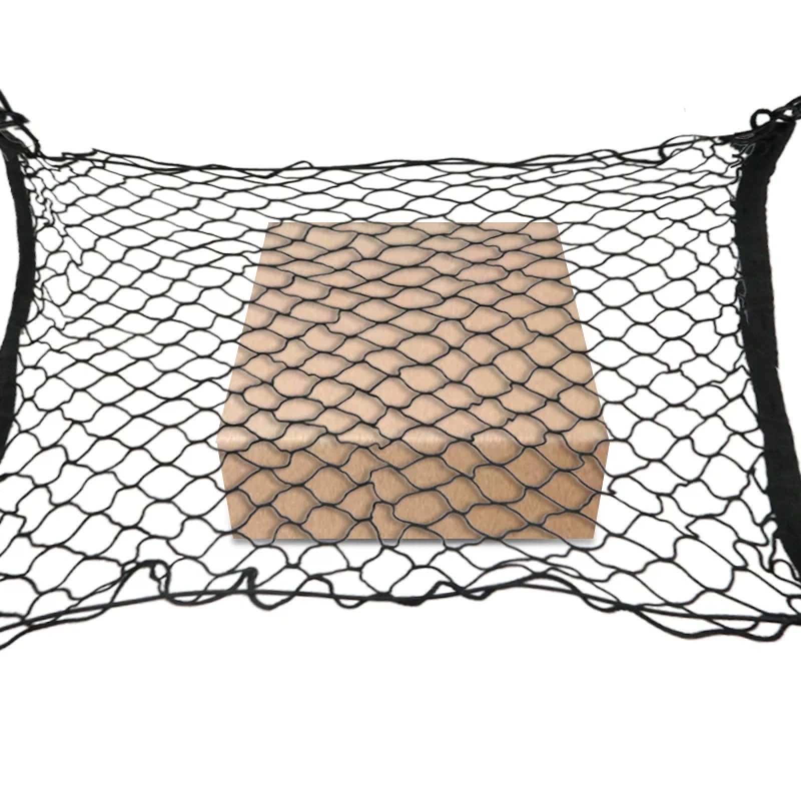 Filet De Coffre Voiture Pour Kia EV3 GT-Line 2024-2026 - Organisateur Bagages Nylon Élastique, Accessoire Rangement Coffre Arrière