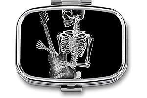 X-Ray Skull Pill Box for Travel
