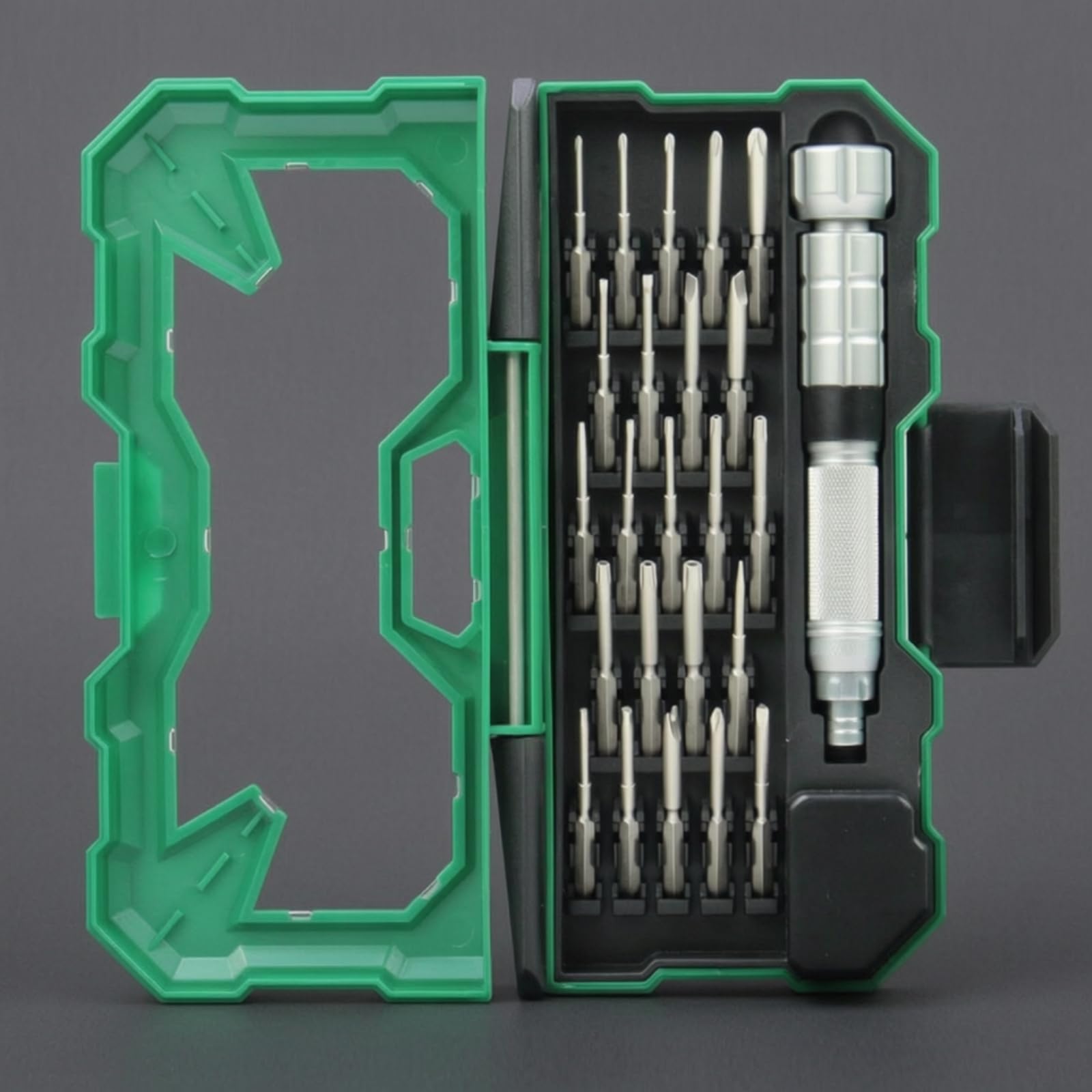Qianly Präzisions-Schraubendreher-Set mit Box präzise Feinmechaniker-Schraubendreher-Set magnetisch Feinmechaniker-Werkzeugset für Heimwerker, Handyreparatur
