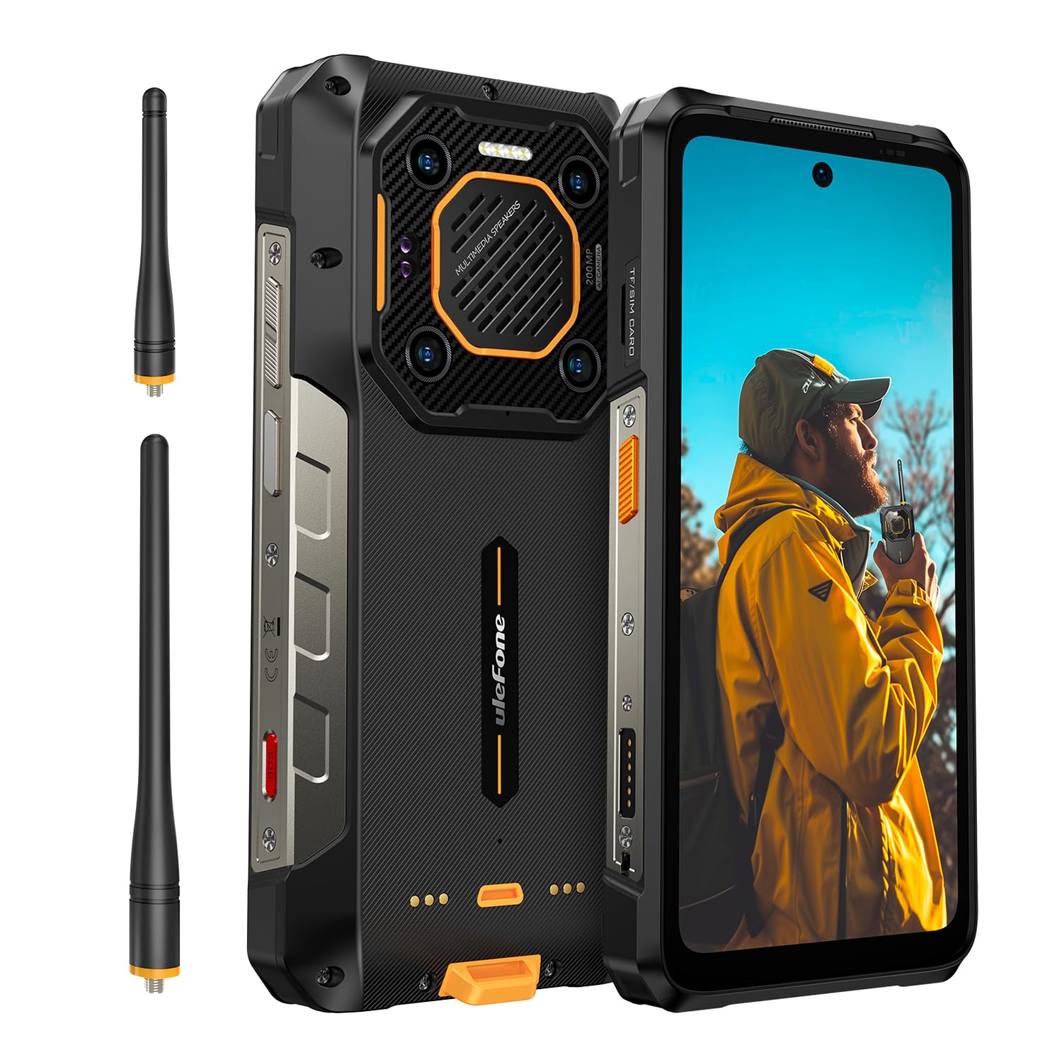 Ulefone Armor 26 Ultra WT 5G Rugged Phone, MTK Dimensity 8020 24GB+512GB, 200MP Quad Camera, 15600mAh(120W), 33W Dock Charging, 121dB Speaker, 6.78" FHD+ Corning Gorilla Screen, Android 13