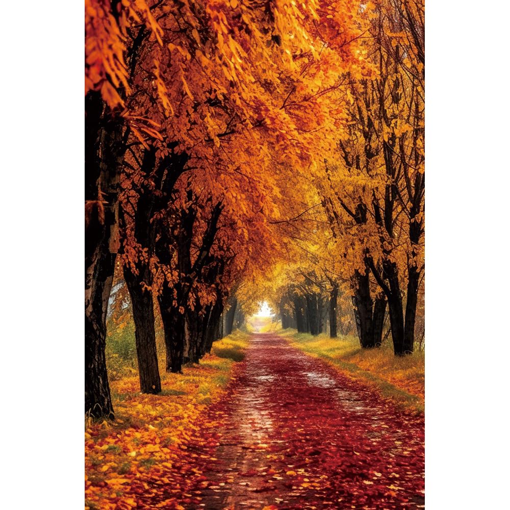 Loccor Fabric 5x3ft Mountain Log Cabin Photography Backdrop