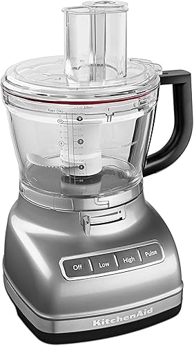 Miniatura 2 de KitchenAid KFP1466ER - Procesador de alimentos de 14 tazas con sistema exacto de rebanadas y kit de corte en dados - Rojo imperio (renovado)