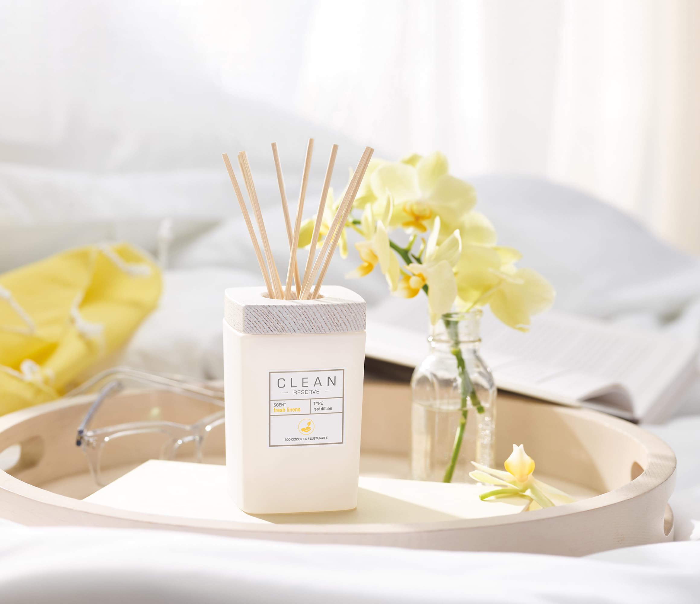 Clean Kompatybilny - Fresh Linens Liquid Diffuser 177 ML