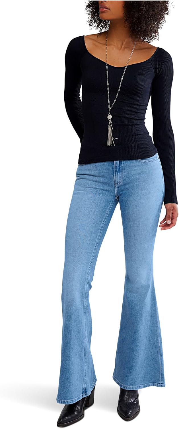 Free People Womens Sleek Rib Layering - Image 4