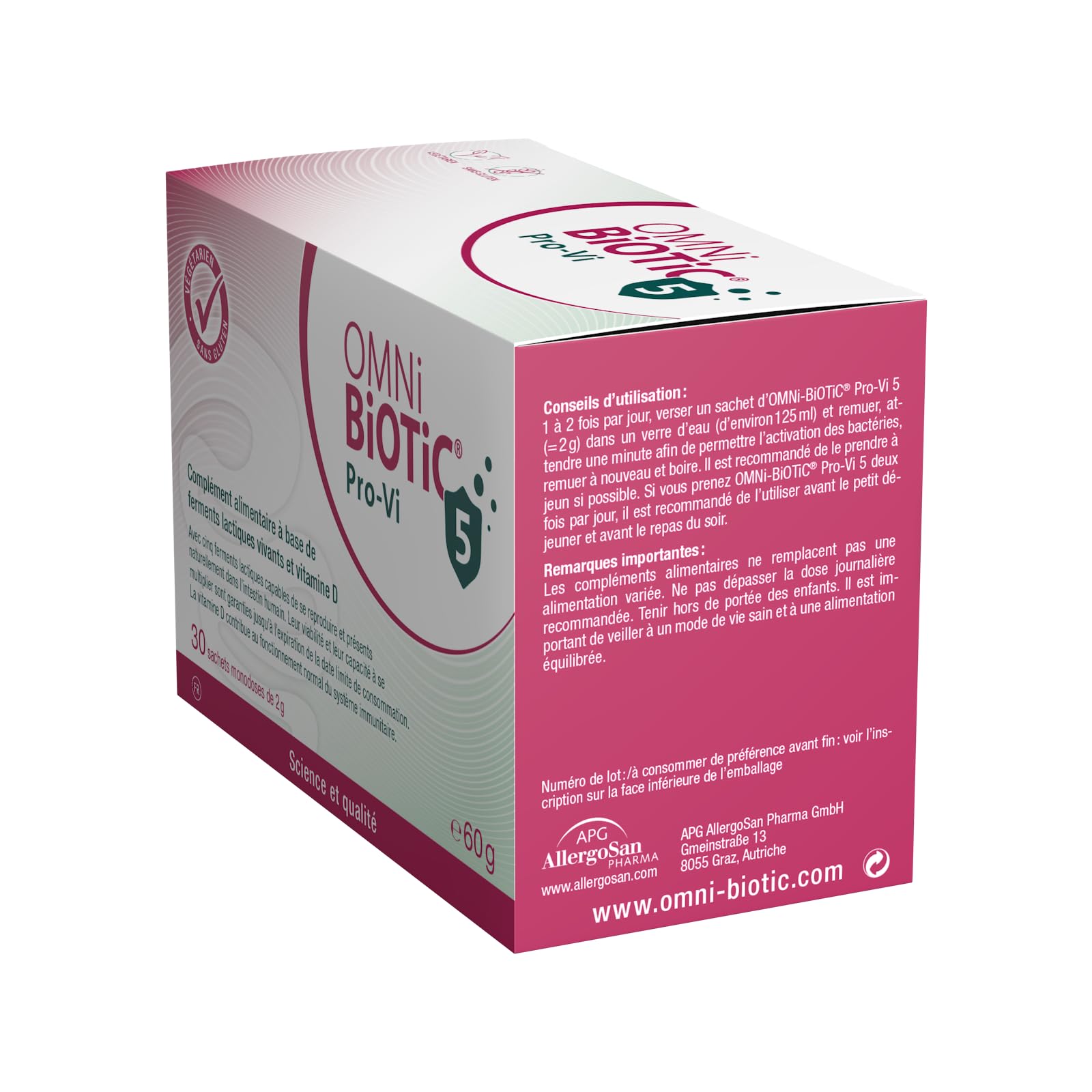 OMNi-BiOTiC Pro-Vi 5 | Probiotique avec vitamine D | Système immunitaire