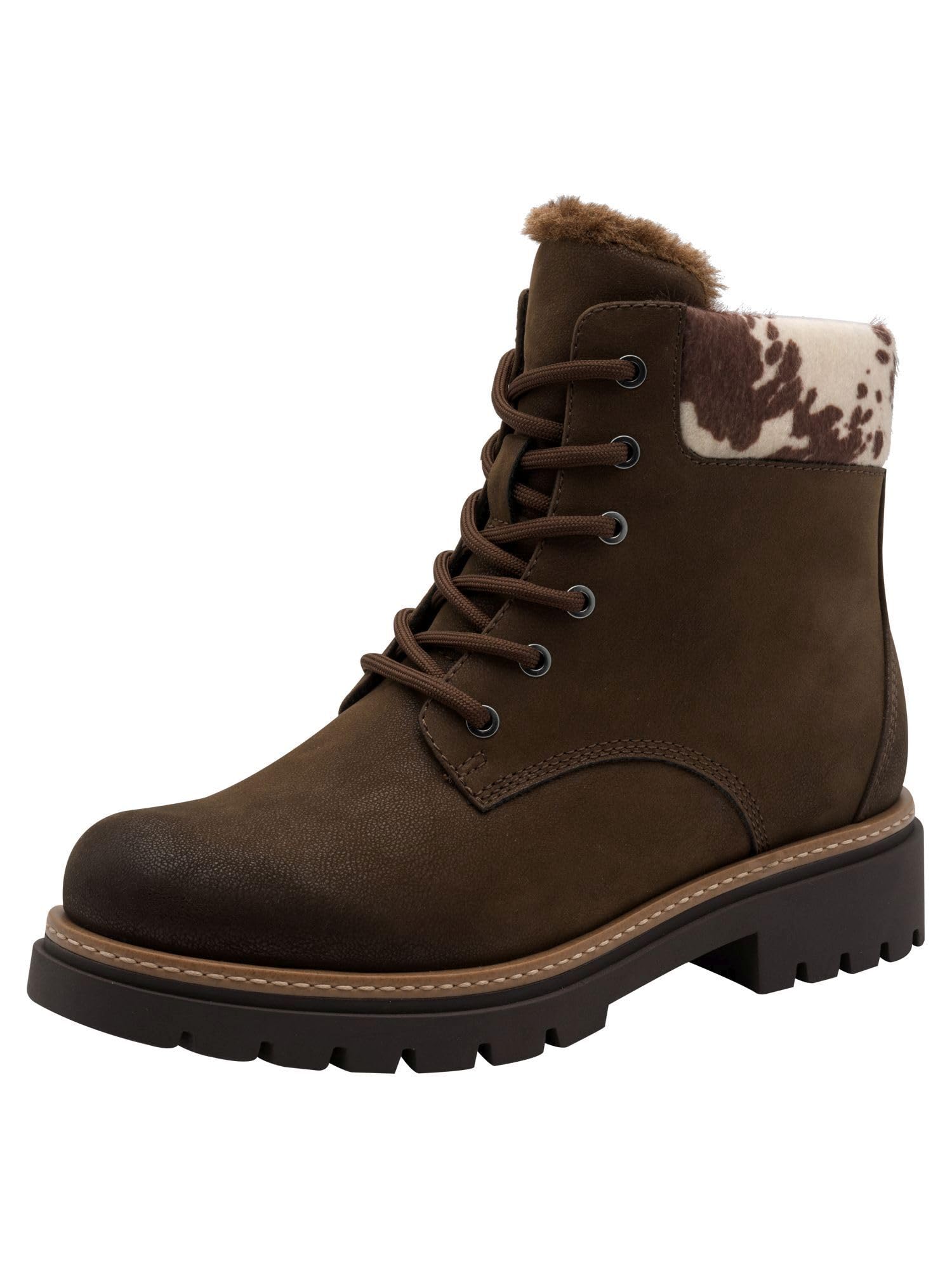 MARCO TOZZI Women's Mode-Stiefel 2-26299-45 Fashion Boot, Cafe Comb, 6.5 UK