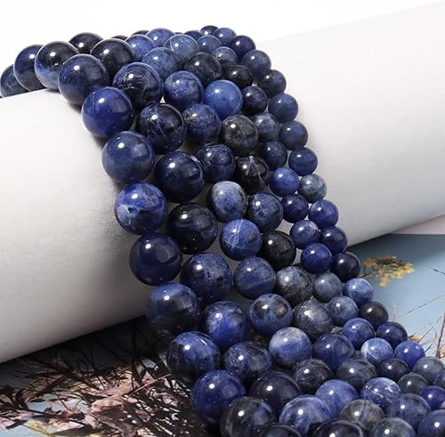 Vista 213 de 45 cuentas de piedras preciosas naturales de ojo de tigre aguamarina natural de 0.315 pulgadas (0.315 in), cuentas redondas sueltas