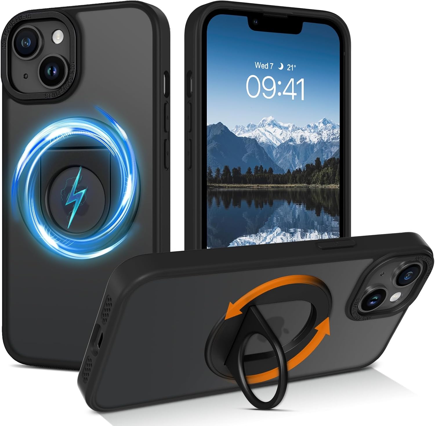 BENTOBEN for iPhone 13/14 Phone Case with Ring