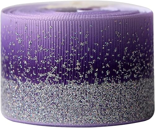 VILLCASE Cinta de cinta degradada para lazos, cinta de envoltura de regalos, paquete de bricolaje, cinta de encaje, cinta de grogrén, cinta de