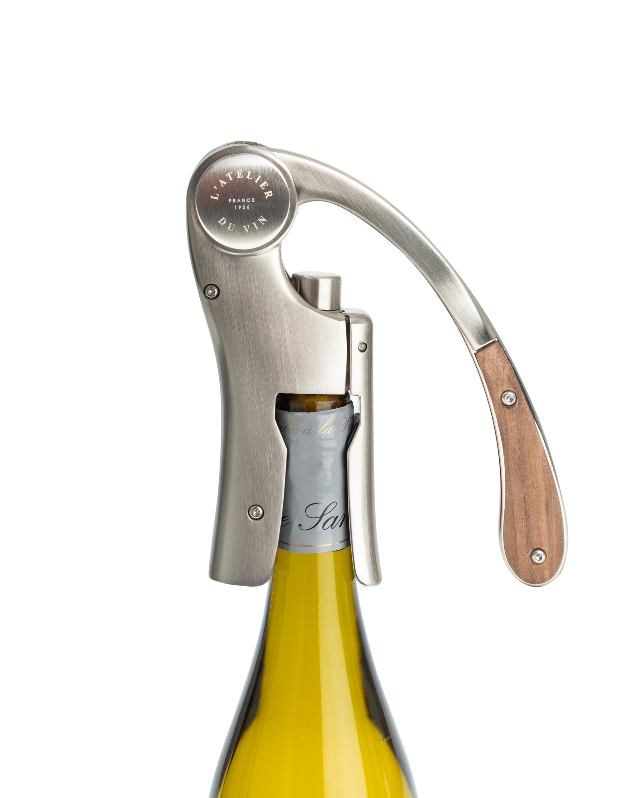 L'ATELIER du VIN Oeno Motion Trésor Korkenzieher mit Hebel in Holzbox, rot lackiert