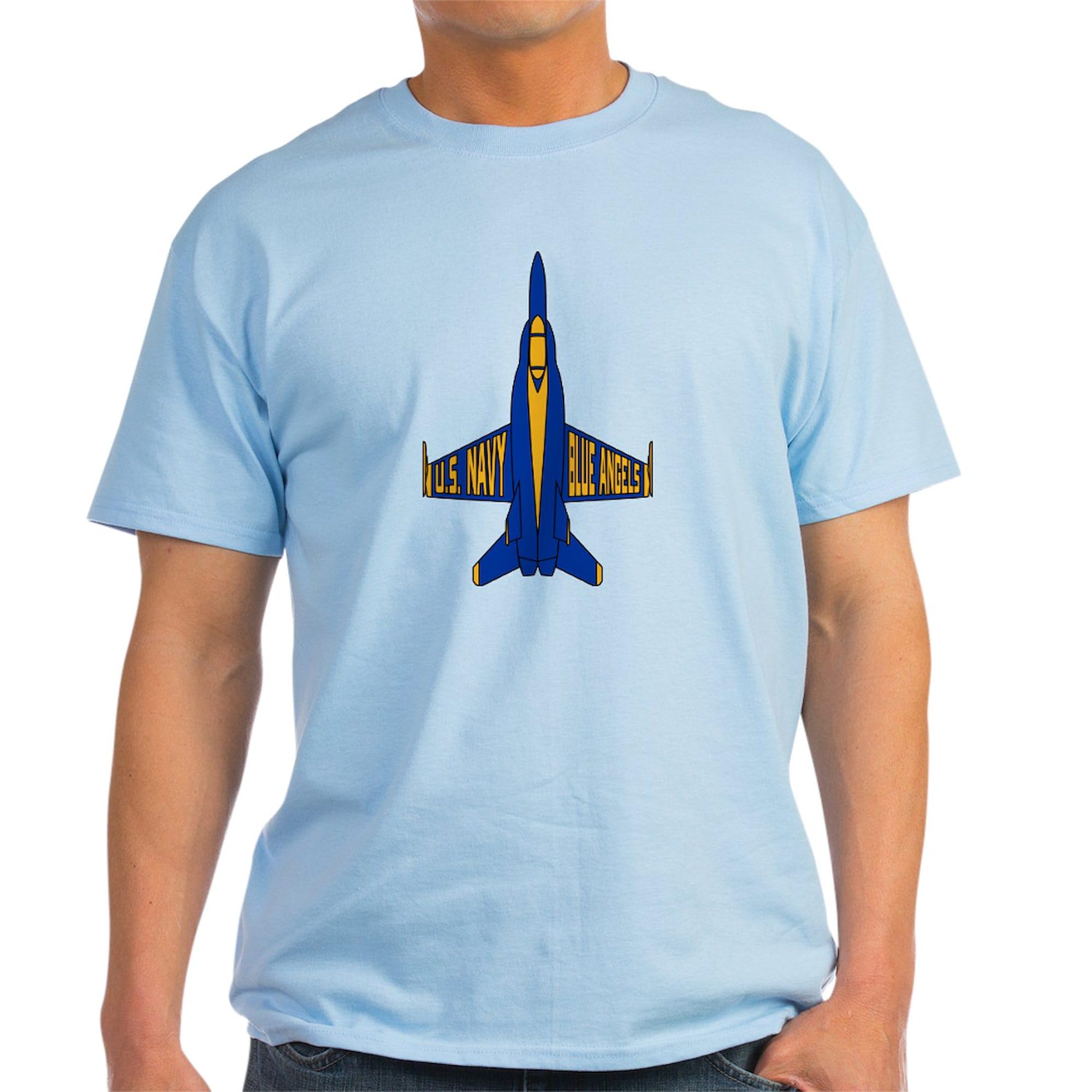 CafePress U.S. Navy Blue Angels Jet Light T Shirt Men's Traditional Fit Light Casual T Shirt