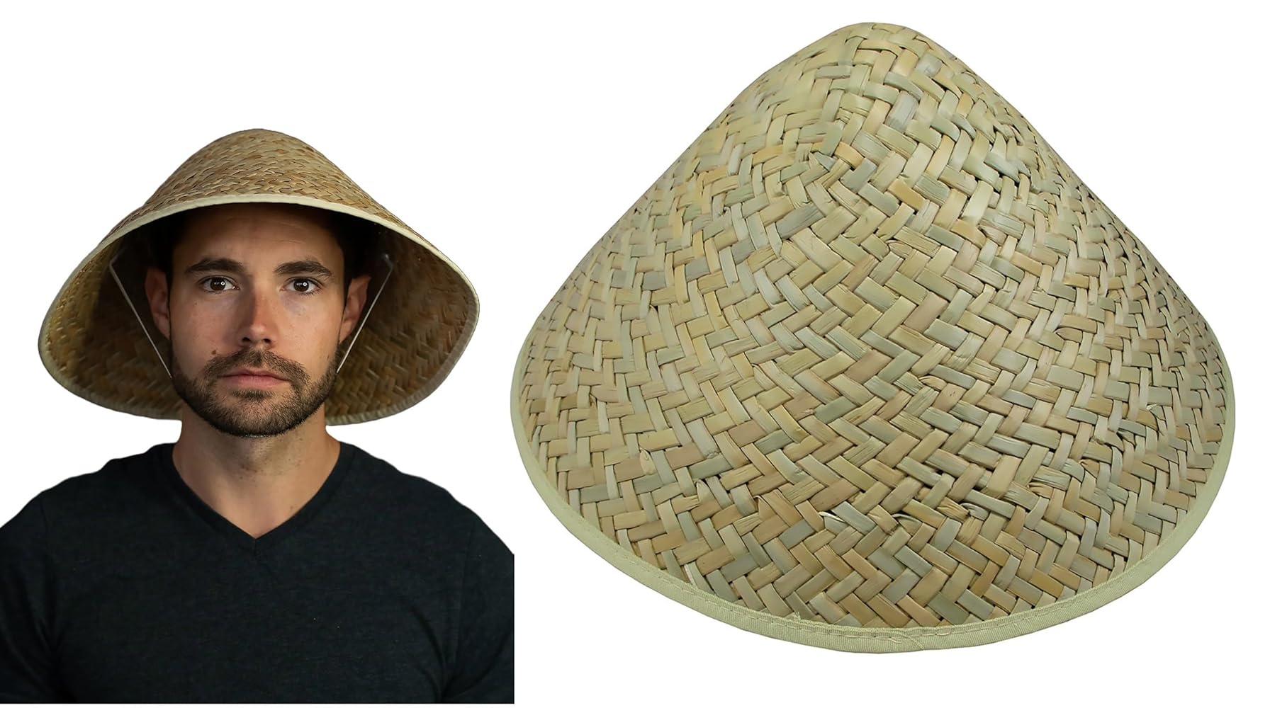 n*u様 wica grocery Straw Hat Shadow n*u様 wica grocery Straw Hat Shadow Wica Grocery - Round