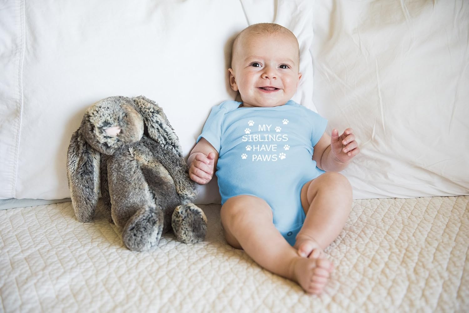 My Sibling have Paws - Funny Baby Essentials Bodysuit - Cute Newborn Outfit Boy Girls Clothes - Image 3